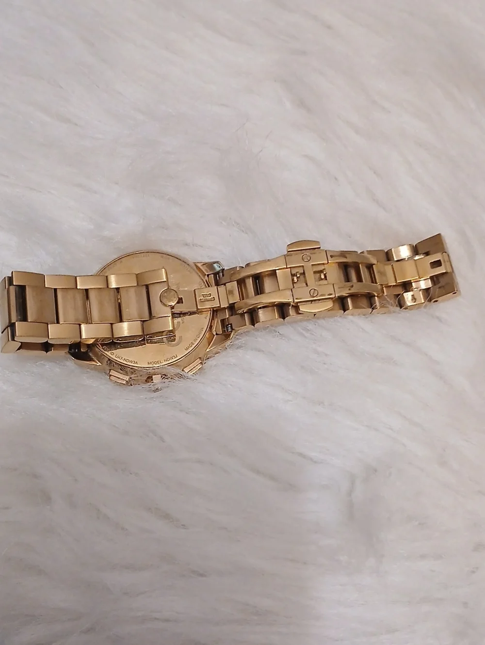 Tory Burch Gold and Blue  Bracelet Watch